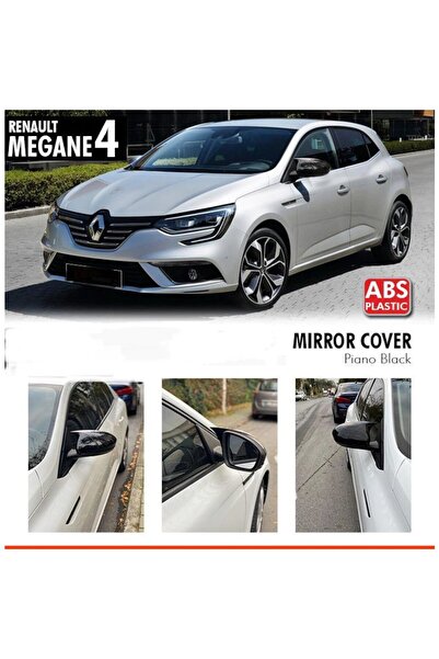 Universal Renault Megane 4 Yarasa Ayna Kapağı Batman Parlak Siyah Piano Black