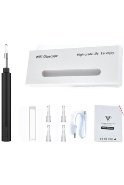 Profisher WiFi Kulak Kamera3.9mm Ayarlı Oral Muayene Led Işık 3000W 1080P