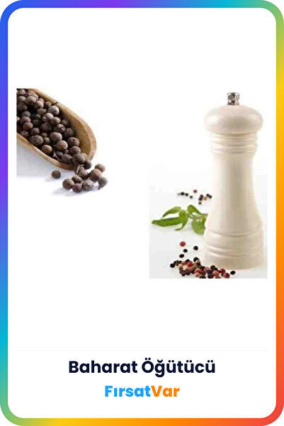 FırsatVar نكهة - أضف لأطباق الأصابع الخاصة بك مع مطاحن الملح والتوابل الملونة