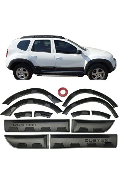Niken Dacia Duster Kapı Koruma Ve Çamurluk Kaplaması Dodik Seti Plastik 2010-2017