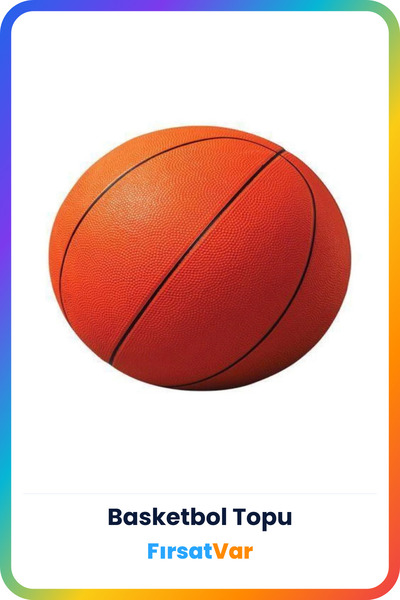 FırsatVar Çocuklar İçin Profesyonel Boy Kauçuk Basketbol Topu – 7 Numara | İç...