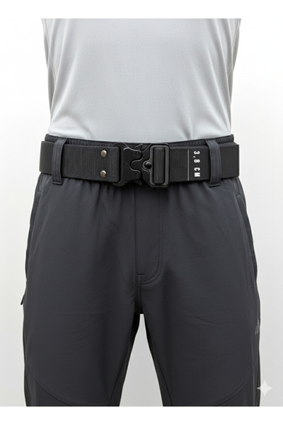 Genel Markalar Bez Kemer Metal Taktikal Tokalı Ayarlanabilir Outdoor Spor ve Askeri Klipsli 8683255012794