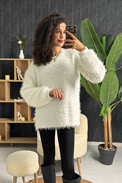 PUANT ATELIER Pulover de tricotat Yumoş Beard pentru femei supradimensionat