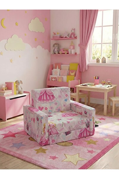 LENSA HOME Çocuk Koltuğu Komple Sünger Katlanabilir Yataklı - Çocuk Minderi (...