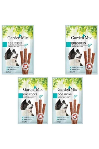 Gardenmix Garden Mix Somonlu Köpek Stick Ödül 3 x 11 gr x 4 Adet
