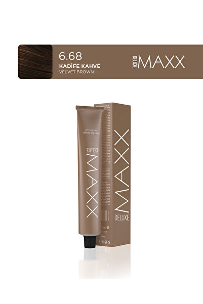 MAXX DELUXE Tüp Saç Boyası 60 ml 6.68 Kadife Kahve