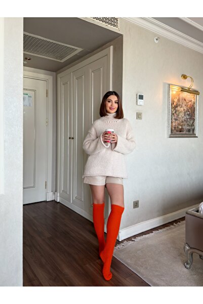 LAGRANZE Уютни дамски чорапи до коляното от жакард от серията Premium