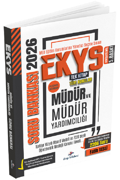 Makro Kitabevi Yayınları Dizgi 2026 MEB EKYS Müdür ve Müdür Yardımcılığı Soru...