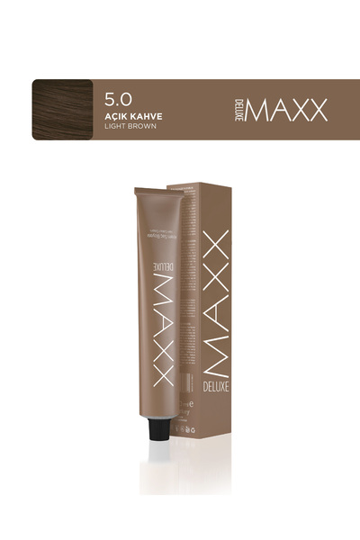MAXX DELUXE Tüp Boya 60 ml 5.0 Açık Kahve