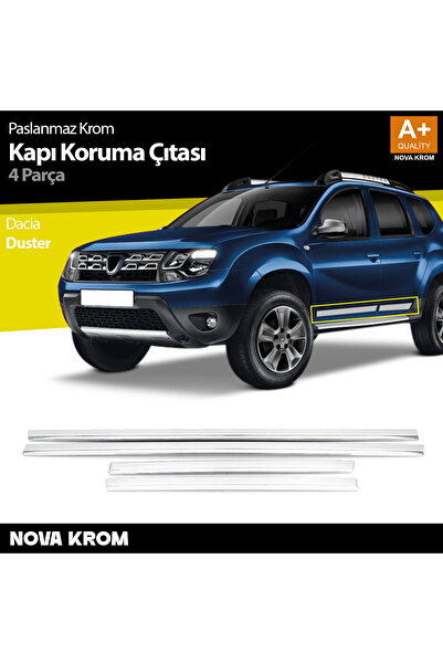 Nova Krom Dacia Duster Kapı Koruma Çıtası Krom 2009 2018