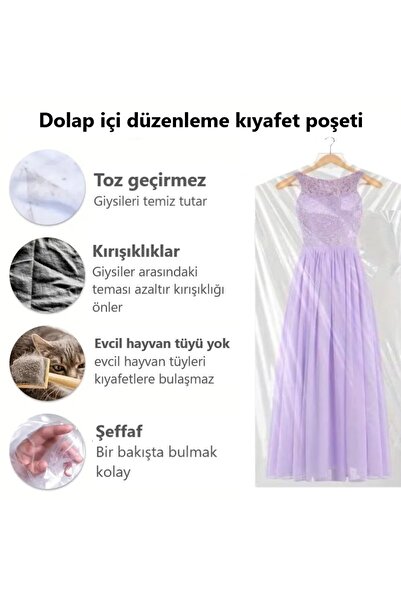 JokeyAmbalaj Gardırop İçi Askılık Yuvalı 60x180cm Kuru Temizleme - Dolap Içi ...