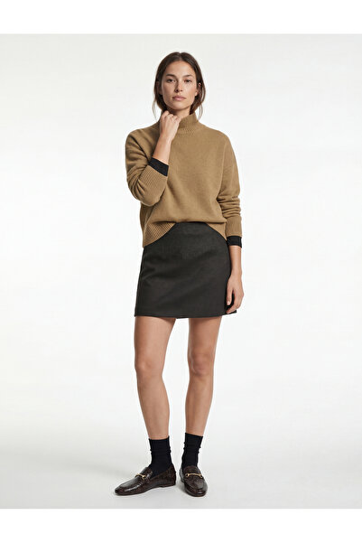 Koton Regular Fit A-Line Mini Skirt