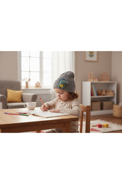 Soft and Baby Siva kapa sa dinosaurom