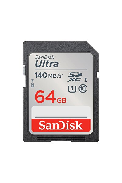 SanDisk Ultra 64gb 140mb/s Sdhc/sdxc Class 10 Uhs-ı Hafıza Kartı Sdsdunb-064g...