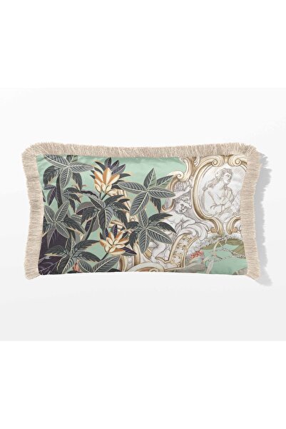 Pilloveland Husă de pernă din piele de căprioară imprimată pe două fețe cu fr...