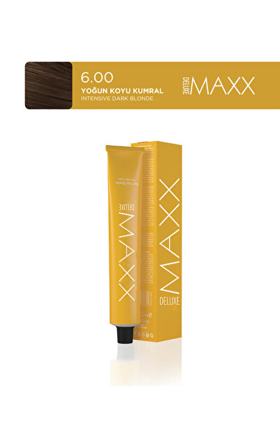 MAXX DELUXE Tüp Saç Boyası 100 ml 6.00 Yoğun Koyu Kumral