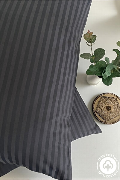 VESSİNOHOME Milano Series 2’li Pamuk Saten Otel Yastık Kılıfı 50x70 – 82 Tel ...