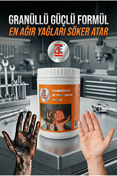 4E CARE Sanayi Tipi Granüllü El Temizleme Sabunu  (kremi) 1 KG
