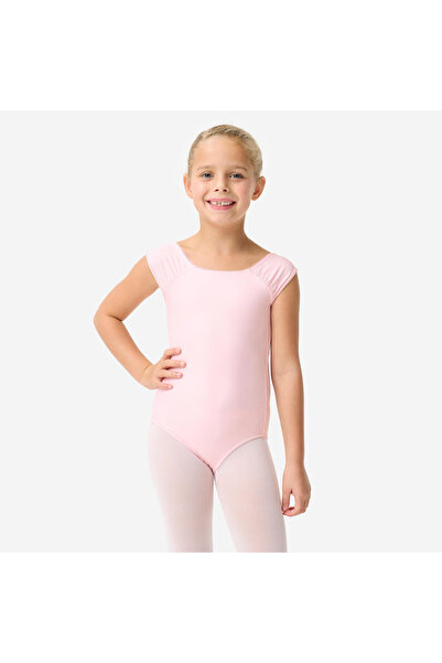 Decathlon Starever Kısa Kollu Bale Mayosu - Pembe