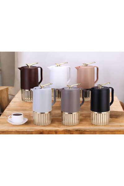 iza قارورة مفرغة من الهواء، سعة 1 لتر، معزولة للساخن والبارد