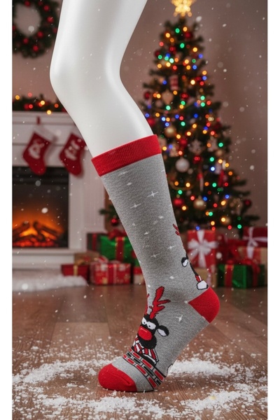 seymenbıçakçılık Унісекс з малюнком новорічні шкарпетки - 2 пари