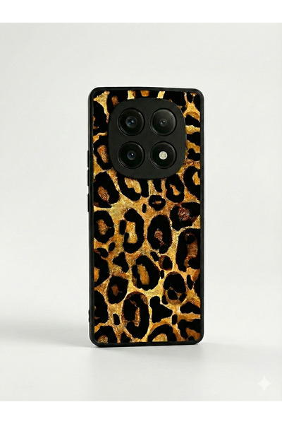 OSG Xiaomi Redmi Note 14 Pro 4G Uyumlu Kahverengi Leopar Desenli Premium Darb...