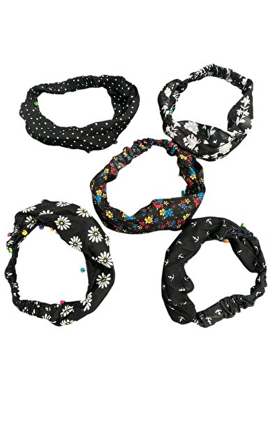 YELPAZE DÜNYASI Bandana din material elastic model parașuta 5 buc