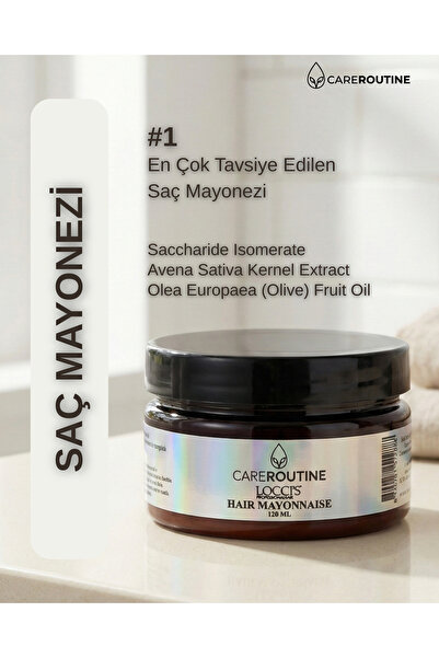 loccis CareRoutine - Locci's Saç Mayonezi Organik Yağlar İçeren Besleyici Kolajen Destekli