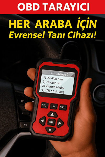 DailyTech 2025 Yeni Nesil OBD2 Arıza Tespit Cihazı Canlı Veri Hata Kodu Okuma & Silme Tüm OBD2 Araçl