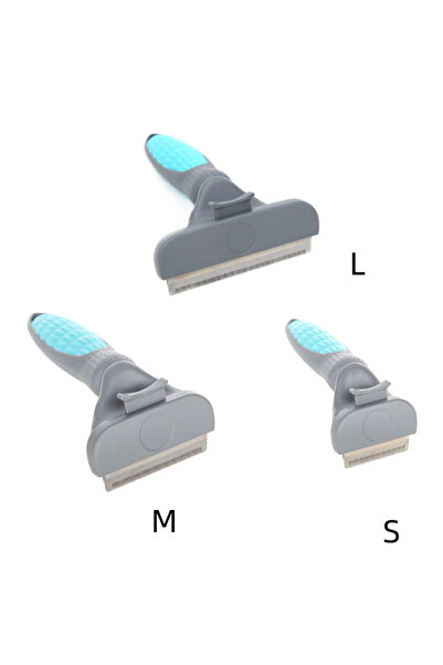 Choice5 فرشاة إم بلو للعناية بالحيوانات الأليفة - مشط مزدوج الجوانب لإزالة ال...