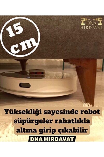 DNA HIRDAVAT Plastik Ayak Mobilya Koltuk Masa Dolap Baza Ayağı (Siyah-Beyaz-Kahve)