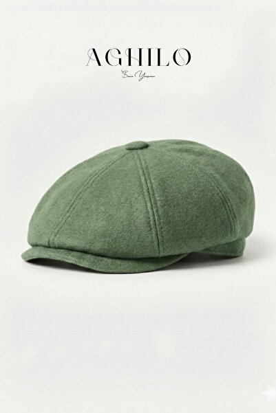 Aghilo قبعة بيريتا الشتوية الصوفية للرجال - طراز لندن / بيكي بلايندرز