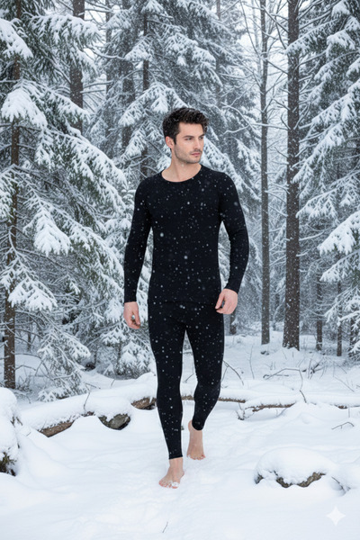 don-x | Термо комплект за мъже с памучна подплата (потника и чорапогащи)