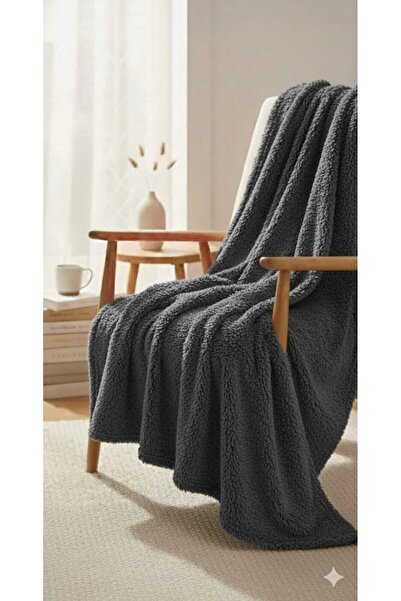 MOONSAND Antrasit Gri Wellsoft Tv Battaniyesi 110x180 cm,MOONSAND