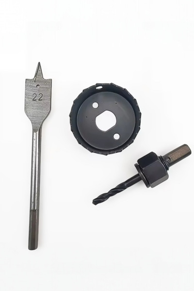 Genel Markalar Kapı Kilidi Kurulum Seti 3’lü Ahşap Kapı Kilit Yeri Açma Apara...