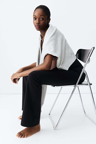 H&M بنطلون واسع الأرجل من ماما قبل وبعد