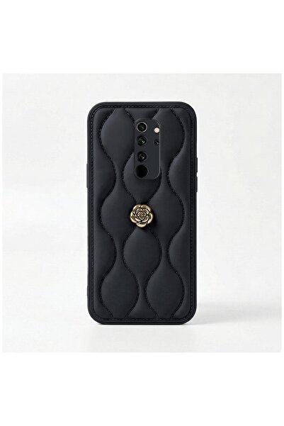 Pro Aksesuar Xiaomi Redmi Note 8 Pro Uyumlu Kılıf Çiçekli Dalgalı Deri Kılıf ...