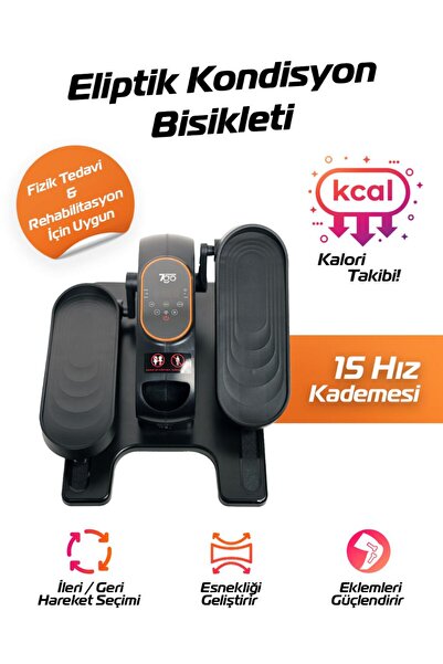 7GO 7GMG11 Eliptik Kondisyon & Rehabilitasyon Cihazı – 15 Kademe Hız, Uzaktan Kumandalı, LCD Ekranlı
