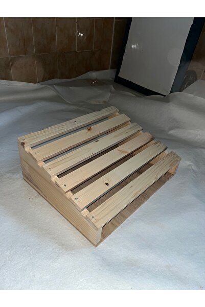 GenelTedarik Ergonomik Ahşap Masa Altı Ayaklık – Doğal Çam Ağacı Masa Eteği