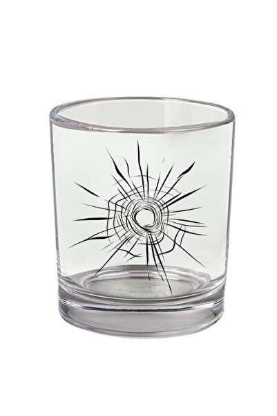 Özcan Tasarım كأس ويسكي مطبوع مكسور - كأس موديل مكسور