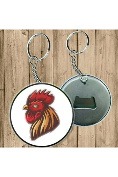 Özcan Tasarım نموذج الديك - سلسلة مفاتيح مع فتاحة