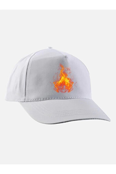 Özcan Tasarım Pălărie imprimată cu foc - Pălărie model foc