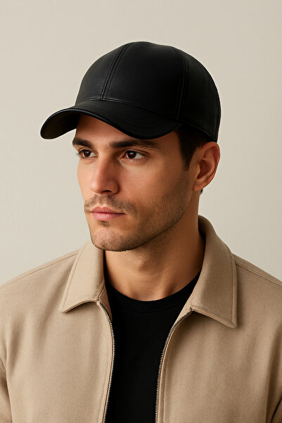 Rupen Kraft 100% genuine leather hat sport hat leather cap kep leather hat suede adjustable size