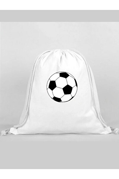 Özcan Tasarım Rucsac imprimat alb-negru - Geantă sport cu șnur