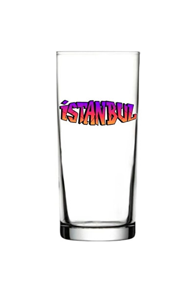 Özcan Tasarım كأس راكيا مطبوع من اسطنبول - كأس راكيا اسطنبول