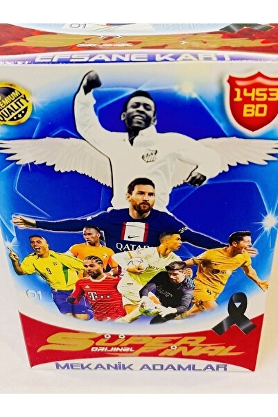 TREND Kitli Kapı Süper Final Mekanik Adamlar Futbolcu Kartları 150 Paket 3lü (450 KART)