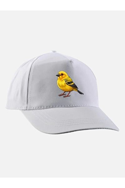 Özcan Tasarım Шапка с щампа на канарчета - Шапка с канарчета