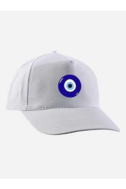 Özcan Tasarım Καπέλο με στάμπα με καραμπίνερ - Καπέλο με κακό μάτι