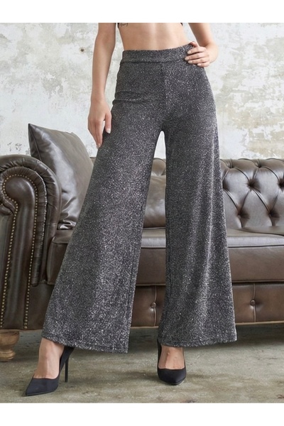allys GLOSSY SILVERY PANT