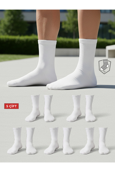 Cousen 5 perechi de șosete de tenis PREMIUM, pentru sport zilnic, unisex, din...